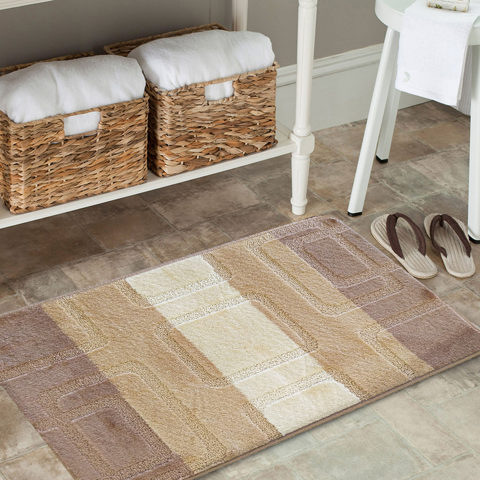 Komplet łazienkowy Montenegro 04N - beżowy