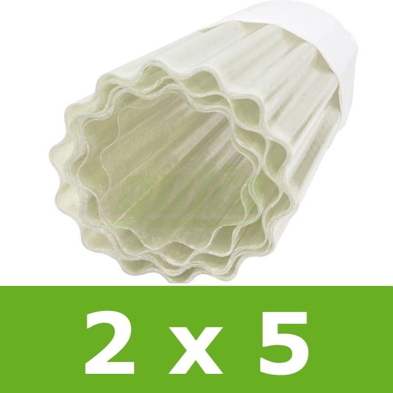 GUTTA PŁYTA FALISTA POLIESTER PVC ROLKA 2.x5M MLECZNY