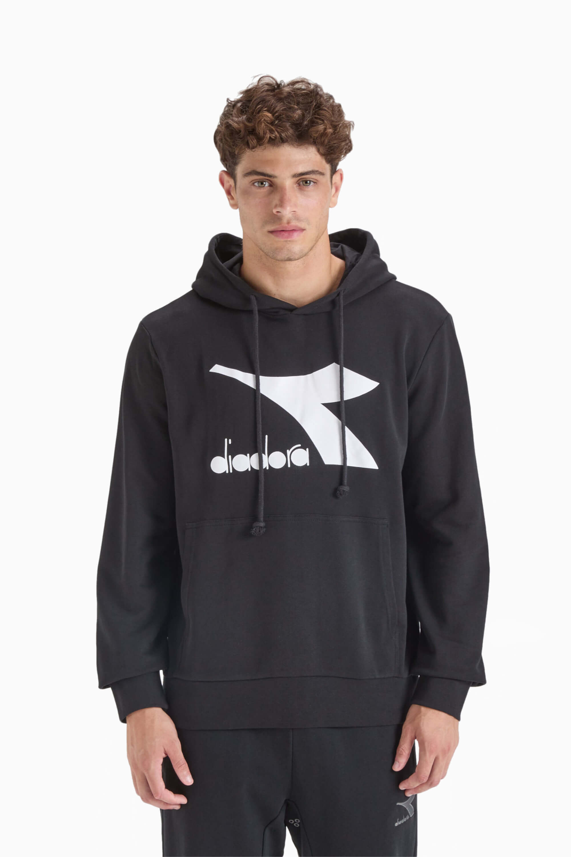 Bluza z kapturem Diadora Chromia - Czarny