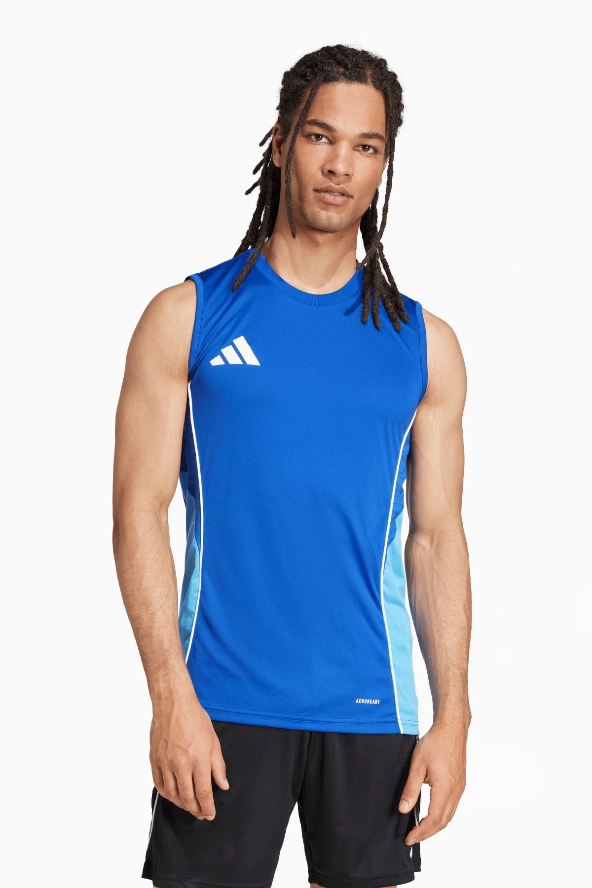 Koszulka bez rękawów adidas Tiro 25 Competition Training - Niebieski