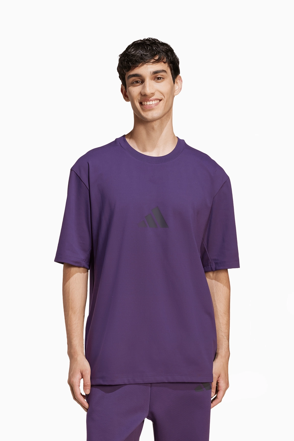 Koszulka adidas Z.N.E. Loose-Fit - Fioletowy