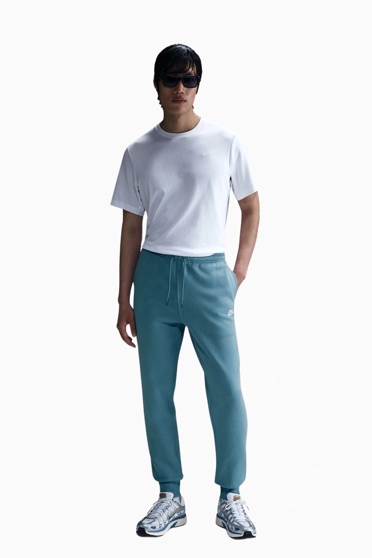 Spodnie Nike Club - Niebieski