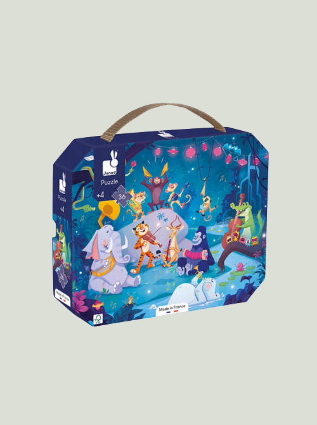 Puzzle w walizce Letni festiwal 36 elementów 4+ JANOD