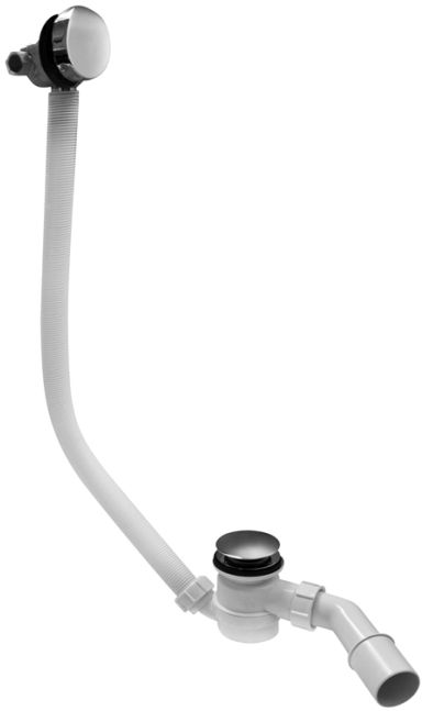 McAlpine zestaw odpływowo-przelewowy do wanny klik-klak chrom HCN2600CC-15MM