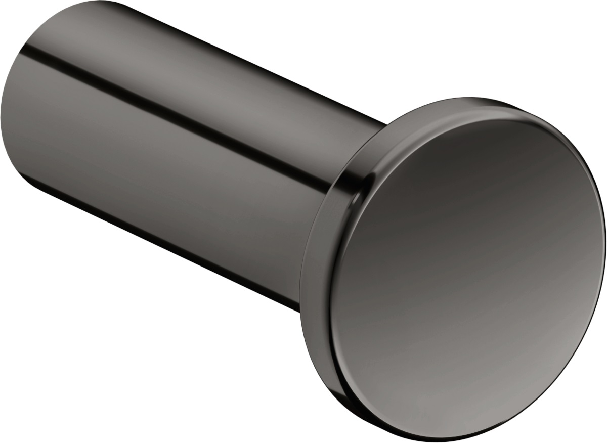 Axor Universal Circural wieszak na ręcznik pojedynczy czarny chrom polerowany 42811330