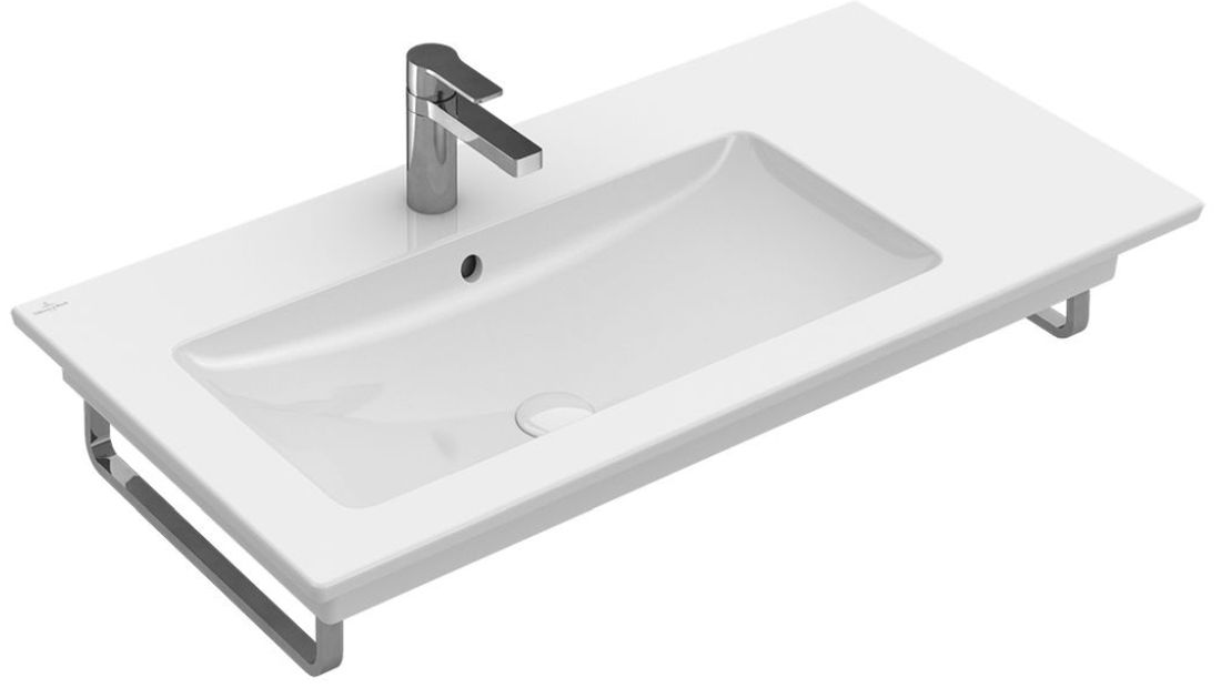 Villeroy & Boch Venticello umywalka 100x50 cm prostokątna Weiss Alpin 4134L101