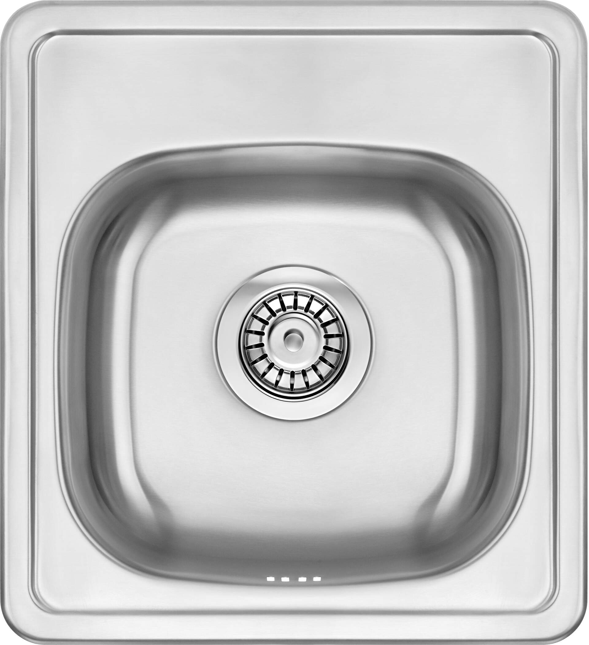 Deante Mercato zlewozmywak stalowy 41x44 cm wpuszczany stal satynowa ZHM0100