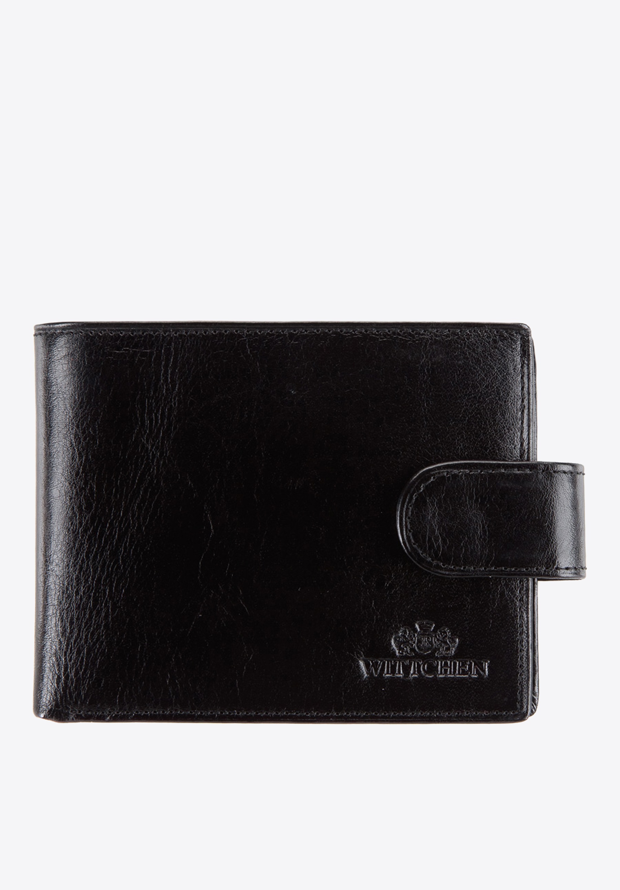Męski portfel ze skóry klasyczny z kolekcji Italy czarny