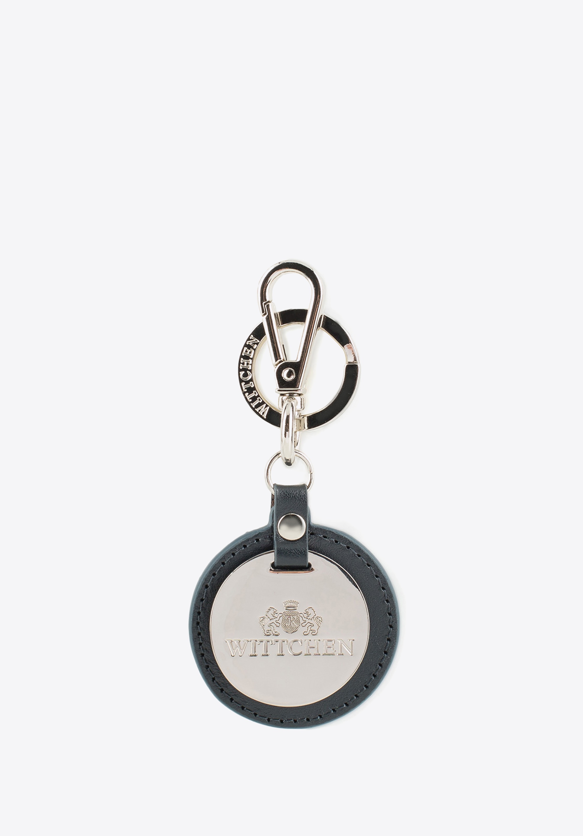Brelok skórzany okrągły
