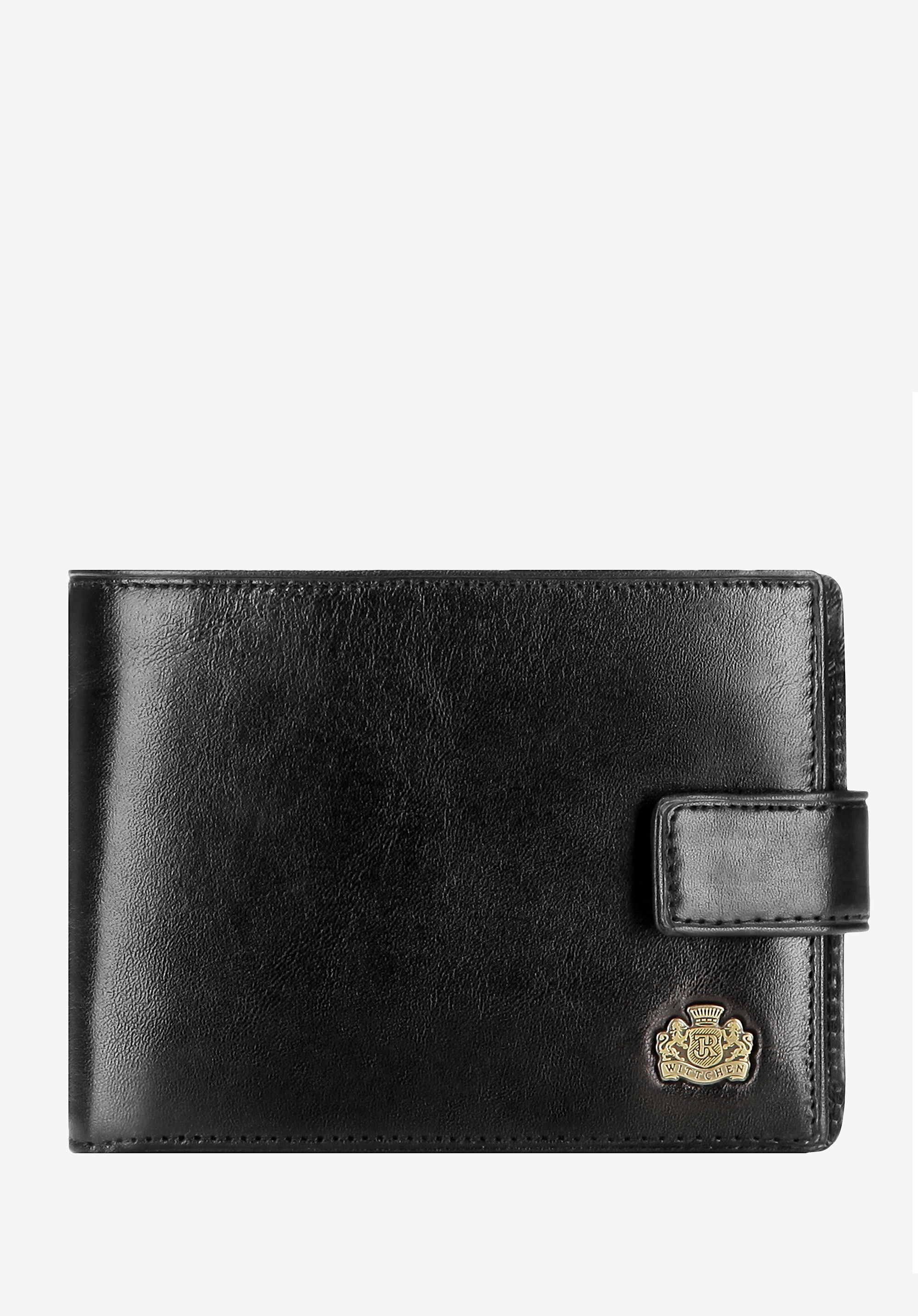 Męski portfel skórzany klasyczny czarny