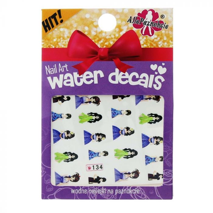 Naklejki wodne do paznokci bajkowe Nr 134
