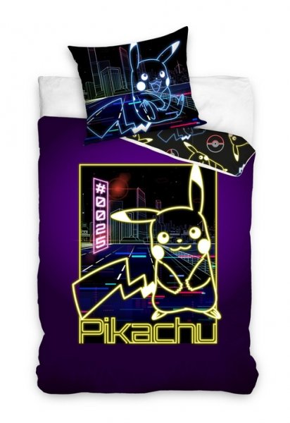 Pościel licencyjna 100% bawełna 160x200 - Pokemon - POK147823
