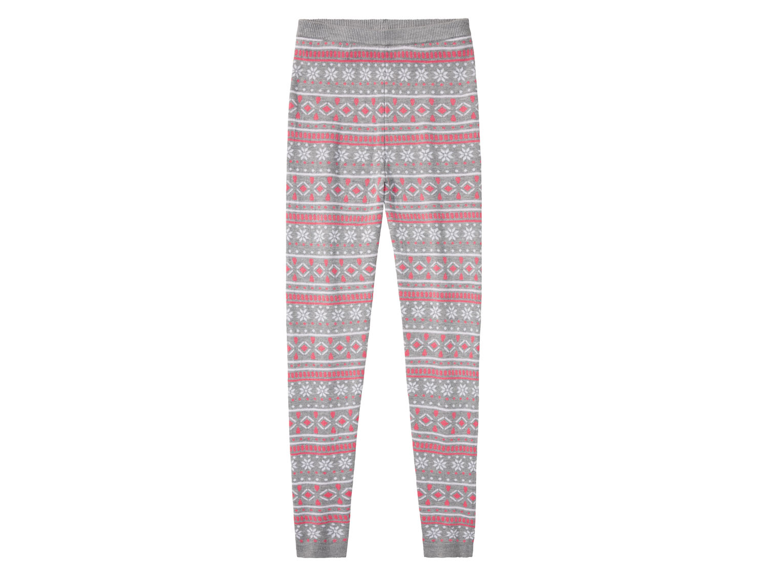 pepperts! Legginsy świąteczne dziewczęce z dzianiny 146/152, Szary