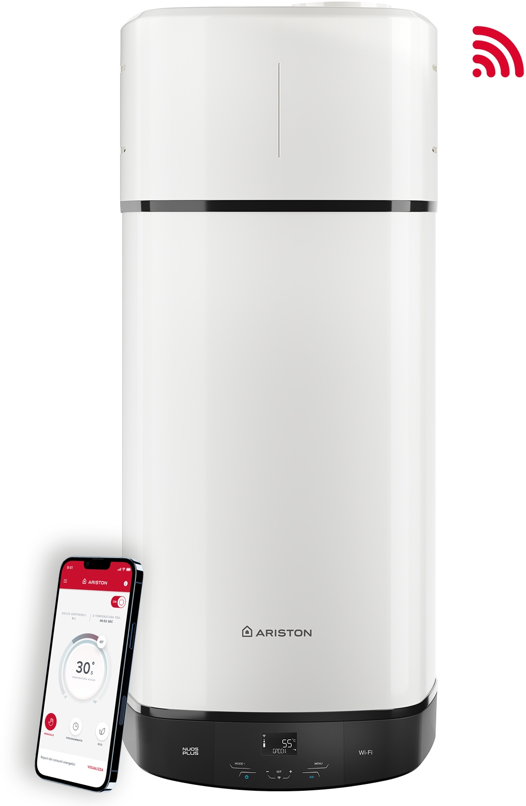 Darmowa Dostawa - Pompa ciepła do CWU 150 l 1.2 kW elektryczny Ariston Nuos Plus S2 WiFi 3629147