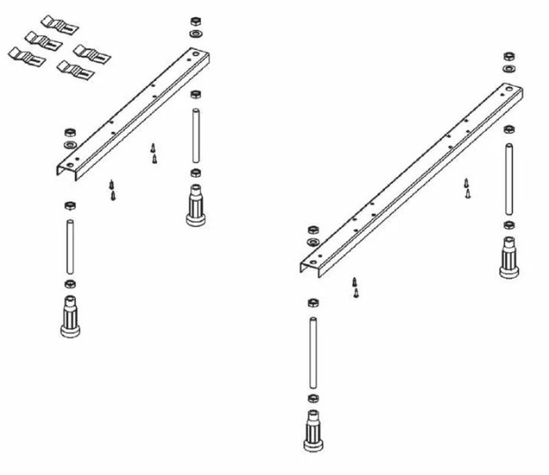 Darmowa Dostawa - Nogi do wanny Riho 207097