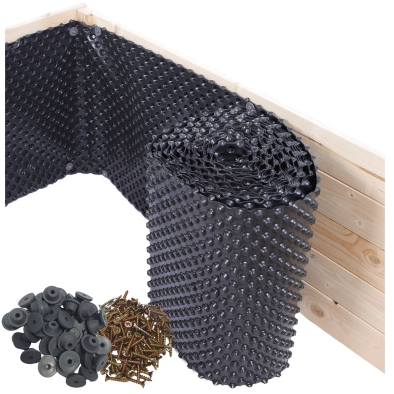 Folia kubełkowa do grządek z nadstawek MODO24 mocowania 39 cm 1,8 m 1 szt.