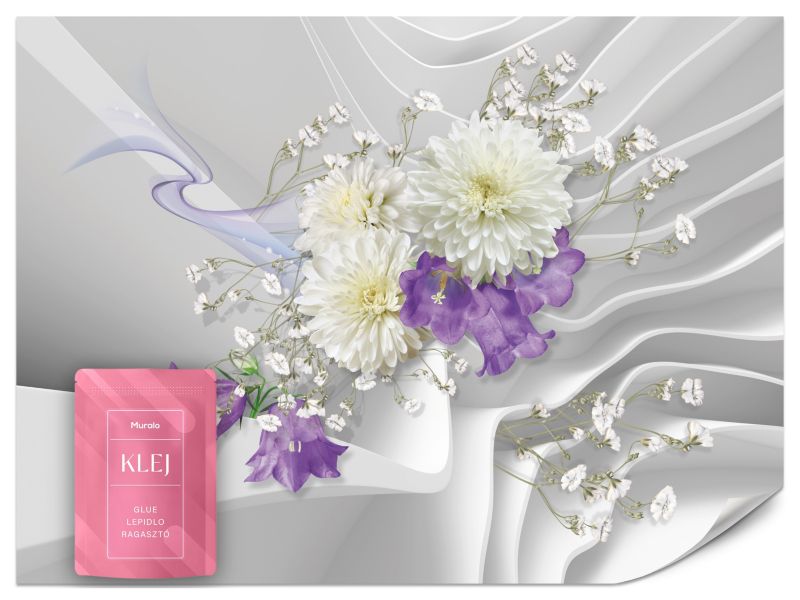 Fototapeta Muralo Kwiaty 3D Abstrakcja 450x315 cm 1szt.