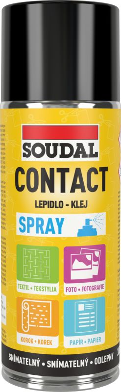 Klej naprawczy montażowy Soudal w sprayu 300 ml