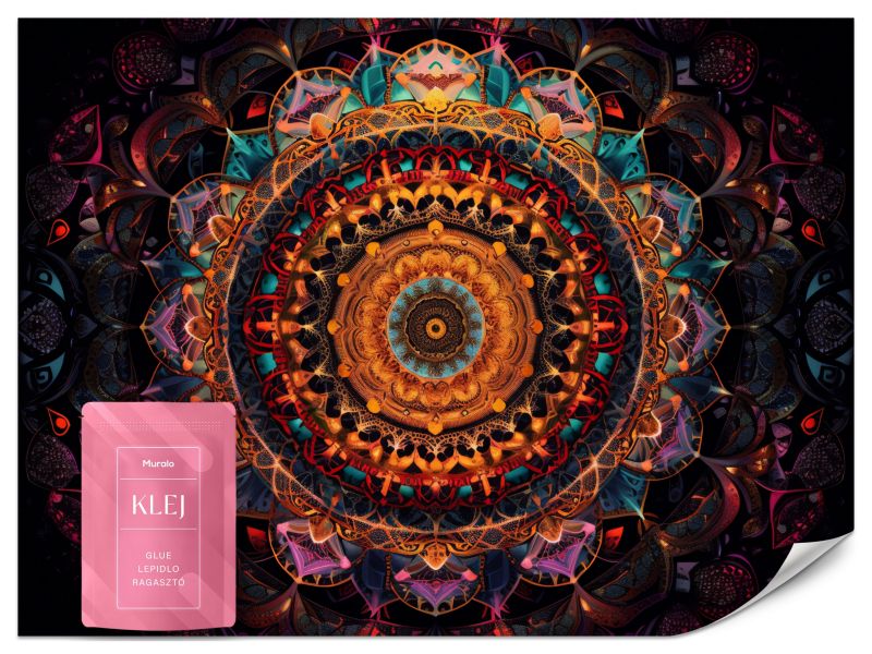 Fototapeta Muralo Kolorowa Mandala Wzór 250x175 cm 1szt.