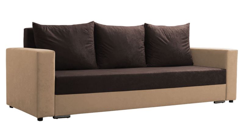 Kanapa rozkładana MIRJAN 24 Mojito ciemny beż + ciemny brąz 1 szt.