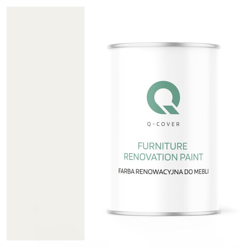 Farba Renowacyjna do Mebli Q-Cover Biały drogowy RAL9016 Satyna 1L