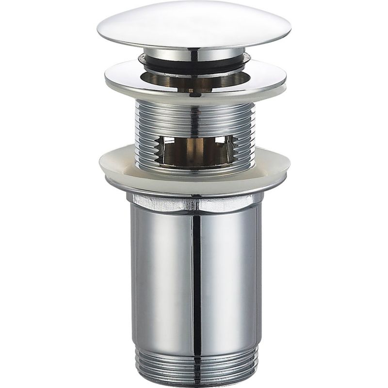 Korek do umywalki Oltens Halsa klik-klak z przelewem okrągły chrom 1 szt.