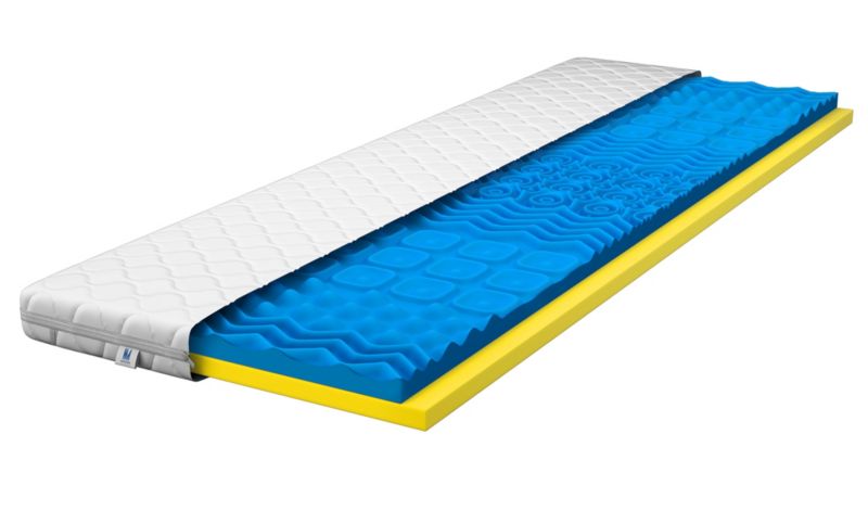 Materac piankowy Topper Visco 8 cm 140x190 masujący nakładka nawierzchniowa na materac 1 szt.