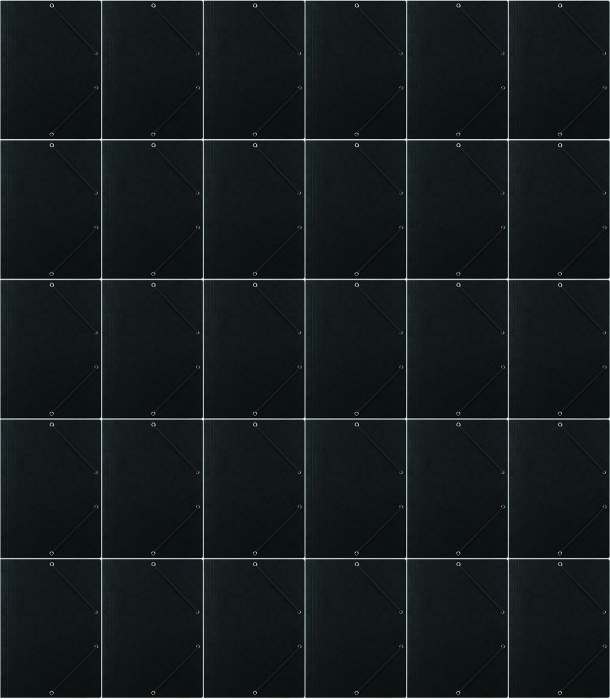 30x Teczka preszpanowa z gumką Donau, A4, 390g/m2, czarny