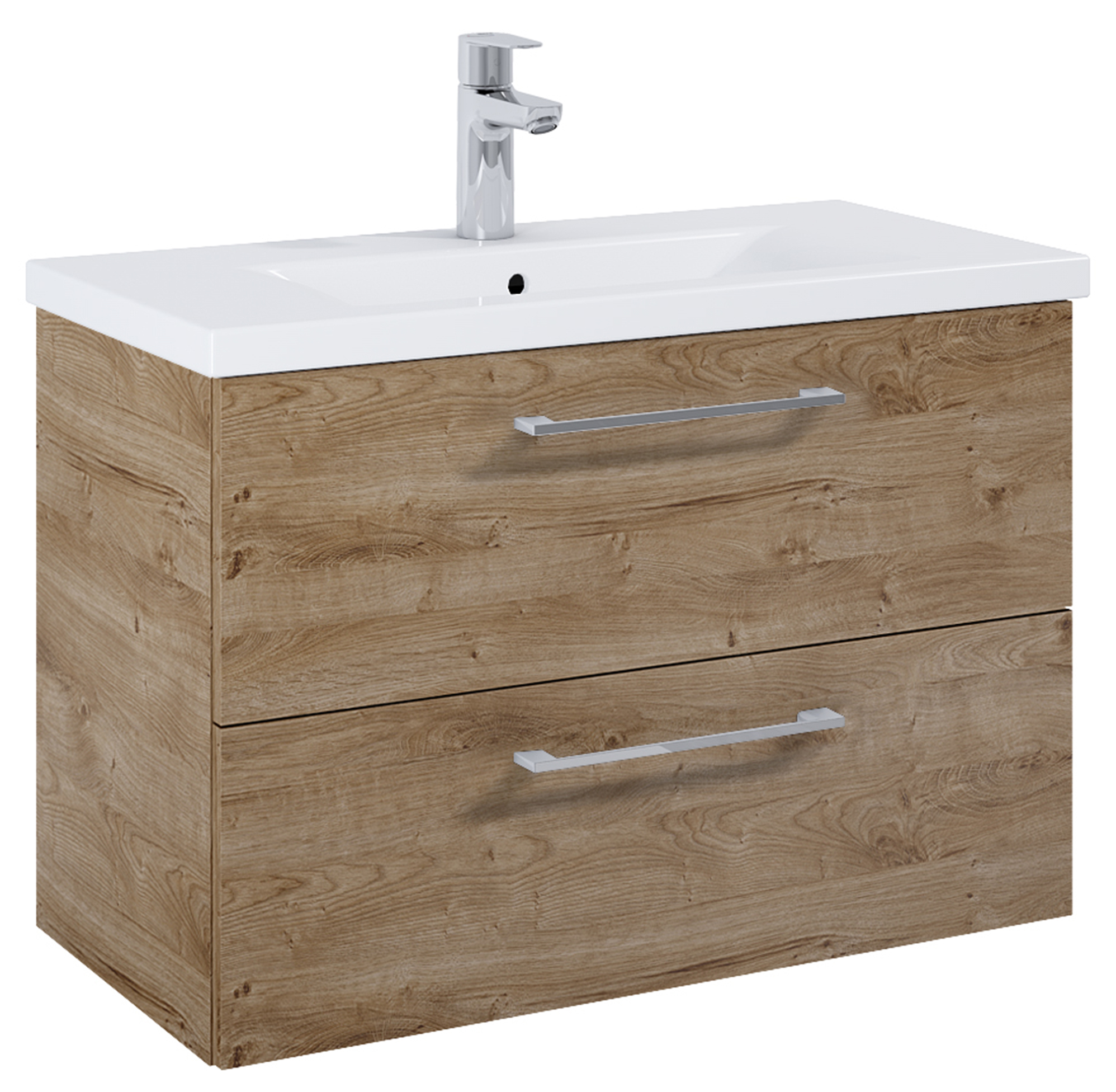 Roca Roma Compact szafka 80x38,4x53 cm podumywalkowa wisząca dąb Canela A857953808 - Wysyłka w 24h