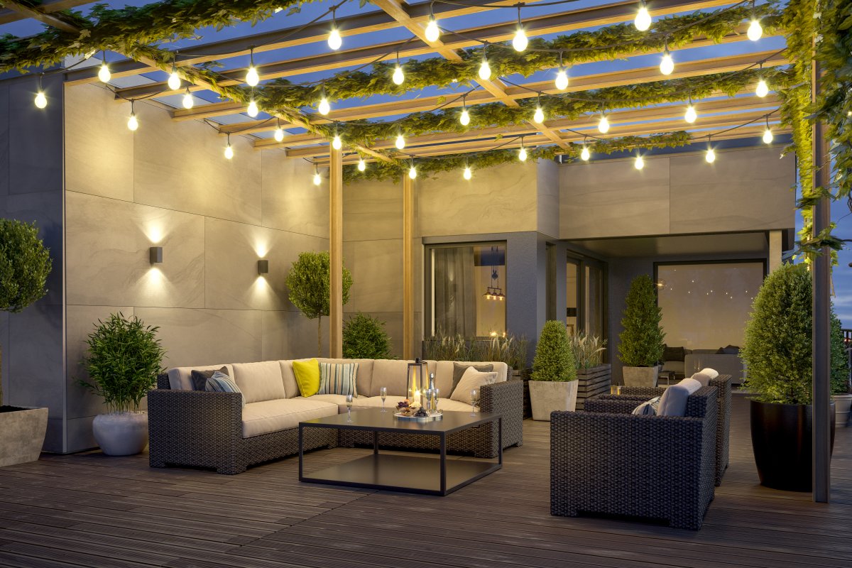 GTV girlanda zewnętrzna 10x10 W czarna AE-GIR10-10 - Wysyłka w 24h