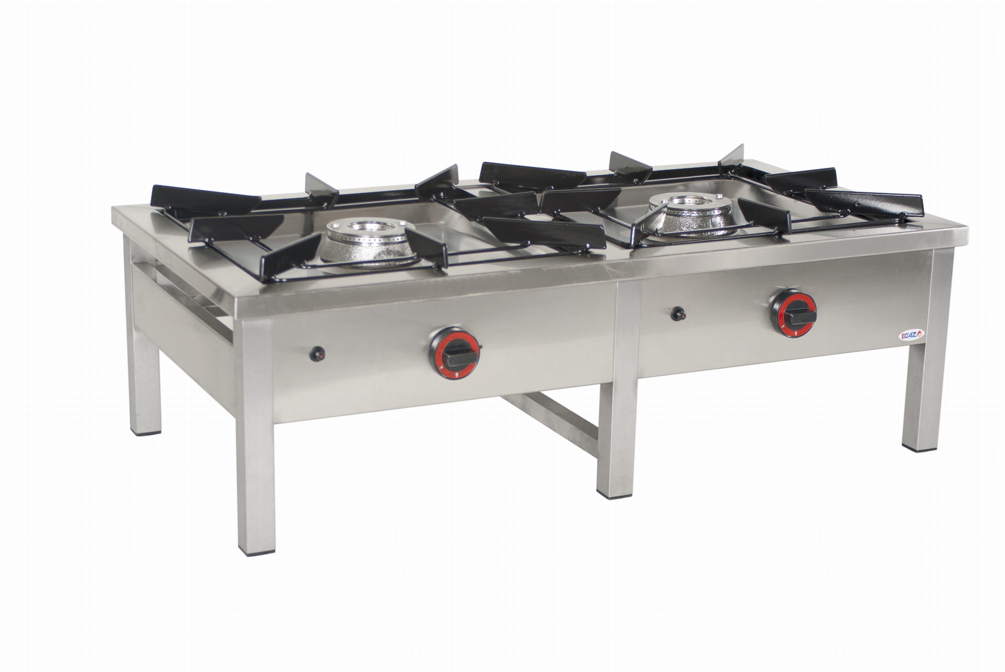 Taboret gazowy dwupalnikowy 16 kW z palnikiem zapalającym EGAZ