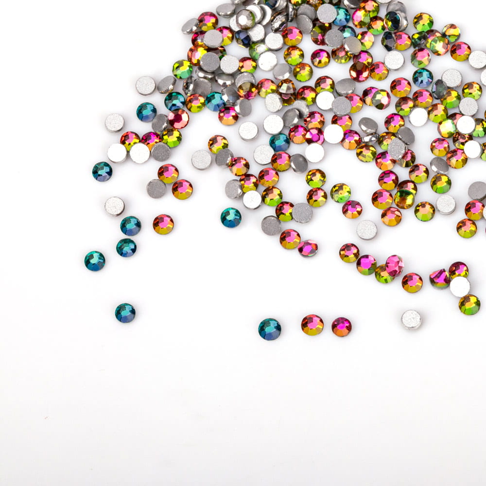 Cyrkonie do paznokci szklane SS3 Vulcano ok.50 szt