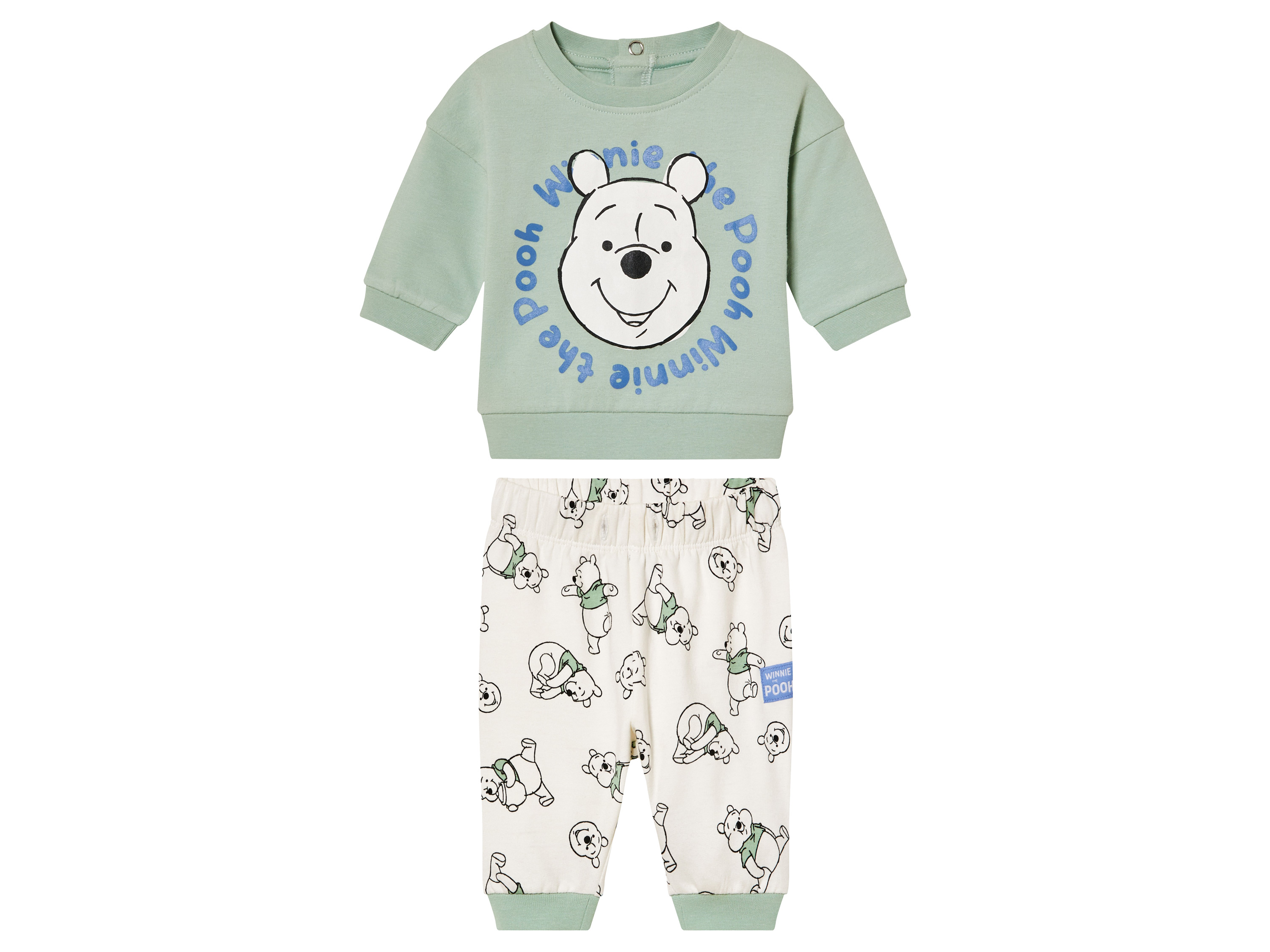 Dres niemowlęcy z bawełny organicznej Kubuś Puchatek, 62-68