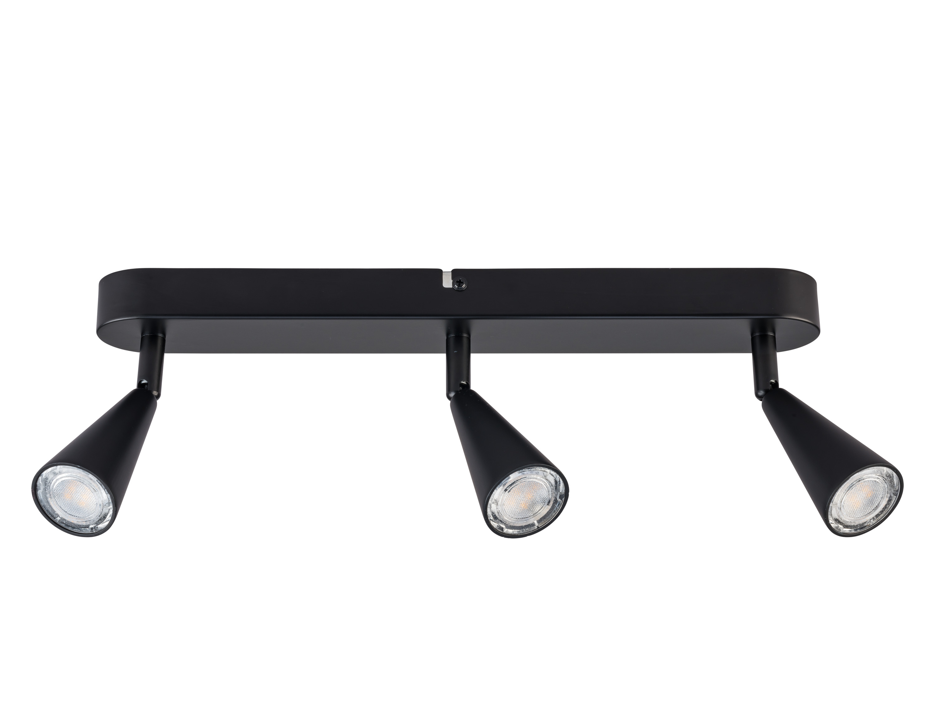 Livarno home Lampa sufitowa Led, 3-punktowa owalny/czarny