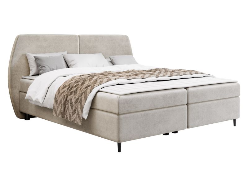 Łóżko kontynentalne MIRJAN 24 Madryt 140x200 kawowy brąz 1 szt.