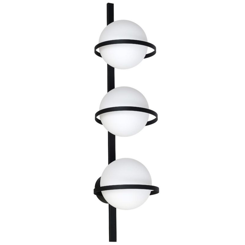 Kinkiet ścienny Aldex Drops czarno-biały 3 x G9 x 5W IP20 wym: 75 x 19 x 21 cm - 1 szt.