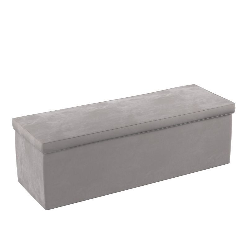 Skrzynia tapicerowana Dekoria 90 x 40 x 40 cm gołębi szary 1 szt.