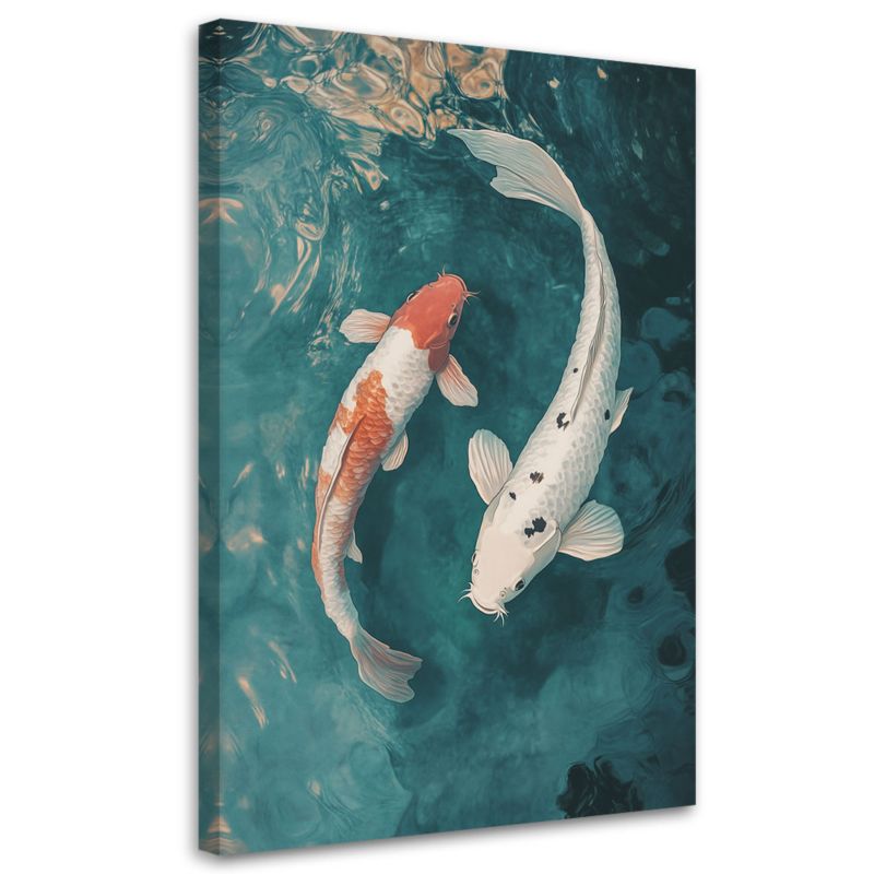 Obraz na płótnie Feeby Ryby Koi Japońskie 60x90cm 1szt