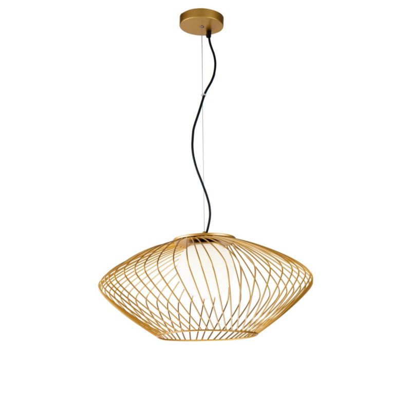 Lampa wisząca Maytoni Plec mosiężno-złota wym: 177 x 52 x 52 cm 1xE27 x 1 szt.