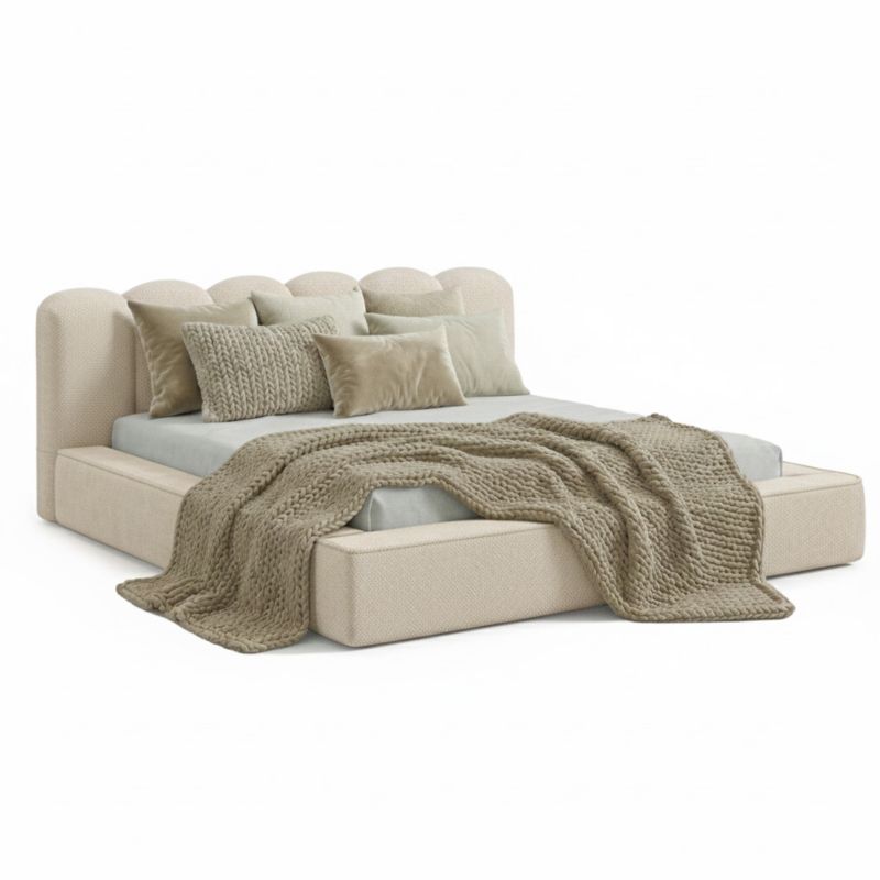 Łóżko Tapicerowane VENETO 160x200 Stelaż Pojemnik Na Pościel Loop 06 1 szt.