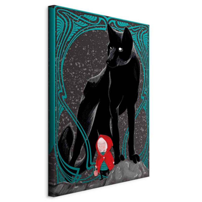 Obraz Artgeist Czerwony kapturek 60 x 90 cm flizelina 1 szt