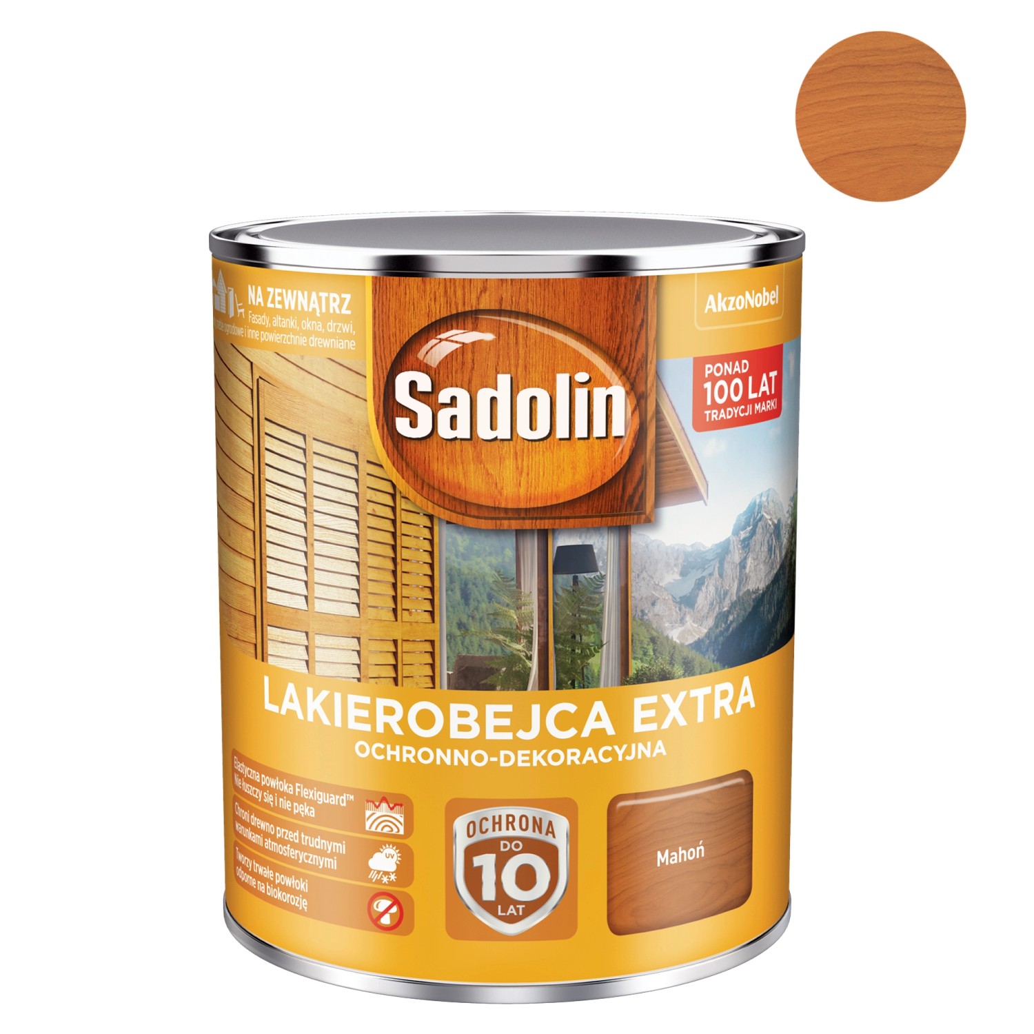 Sadolin Lakierobejca Extra mahoń 750 ml