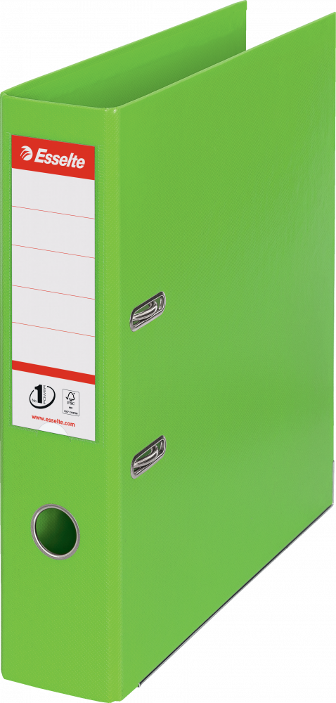 Segregator A4 Esselte Vivida No.1 Power, 75mm, do 500 kartek zielony