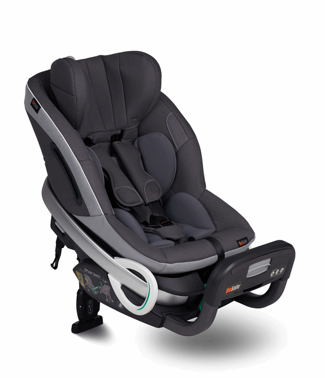 BeSafe Stretch - fotelik samochodowy dla dzieci od 61 do 125 cm wzrostu, do 36 kg-02 - Metaliczny Melange