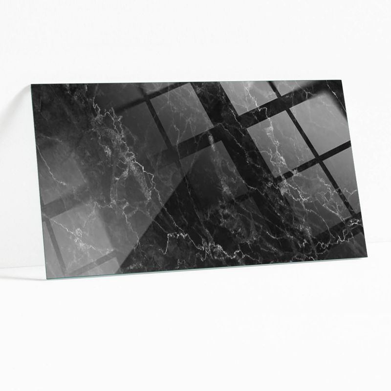 Blat Szklany z Nadrukiem Wallfluent 120x60 cm Marmurowe żyłki w stylu 1 szt.