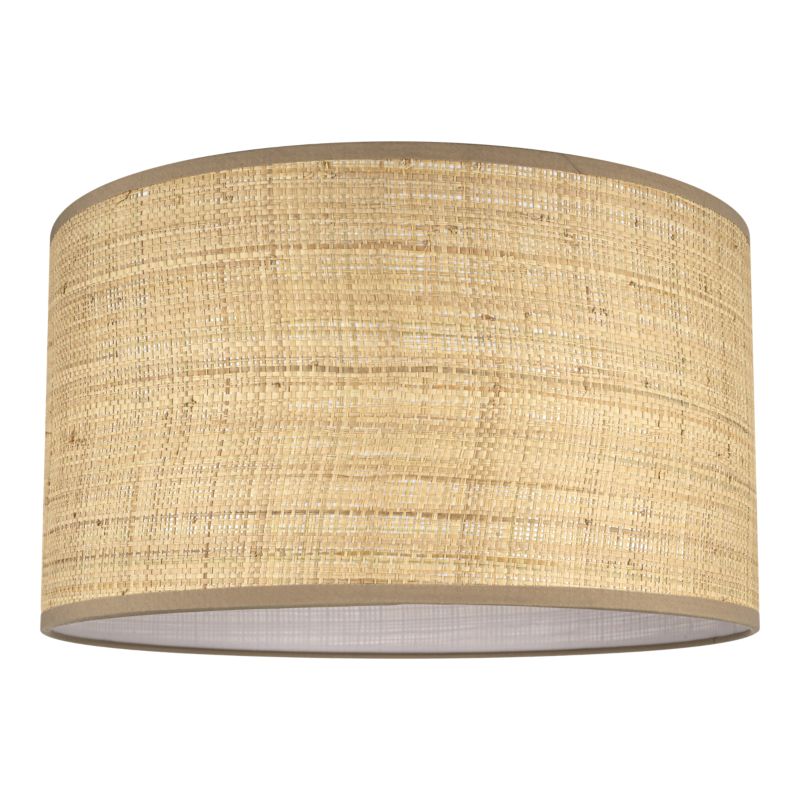 Abażur okrągły GoodHome Kepezin L raffia