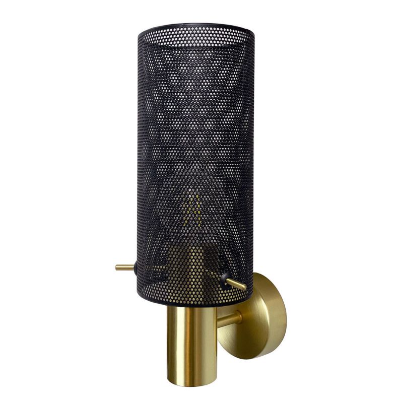 Kinkiet ścienny Light Prestige Tirana czarno-złoty 1 x E27 x 40W IP20 wym: 29,5 x 10 x 13 cm - 1 szt.