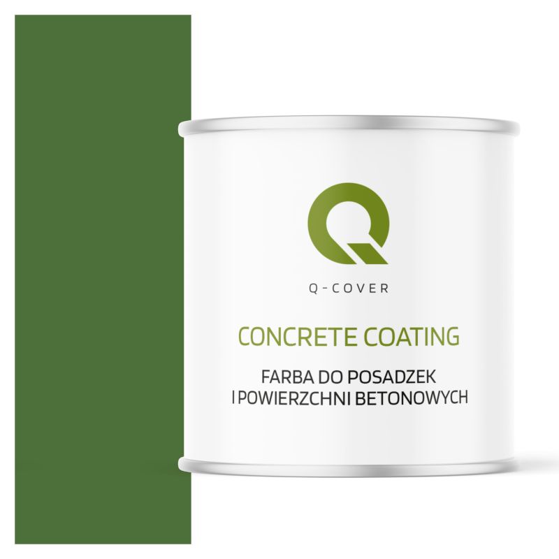 Farba do Posadzek i Powierzchni Betonowych Q-Cover Zielony RAL6010 2.5L