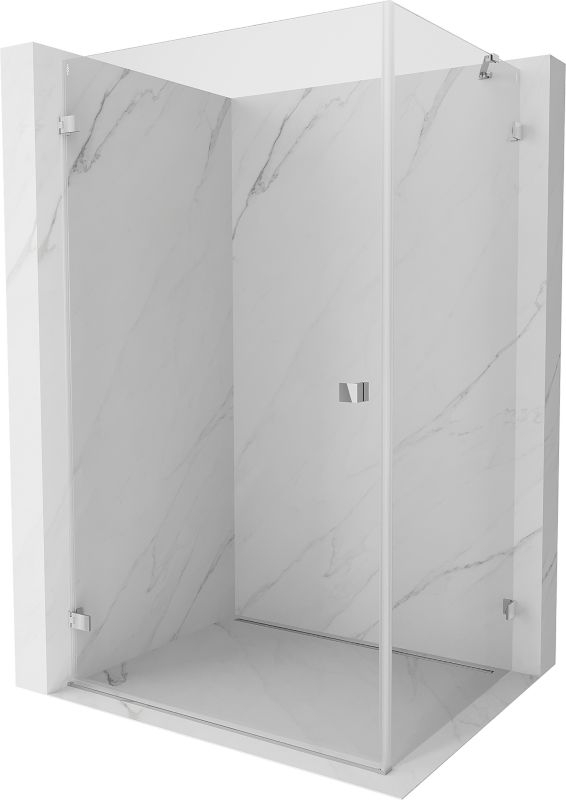 Kabina prysznicowa Mexen Lunar-B chrom transparent 100x80 cm 832-100-080-01-00-L 1 szt.