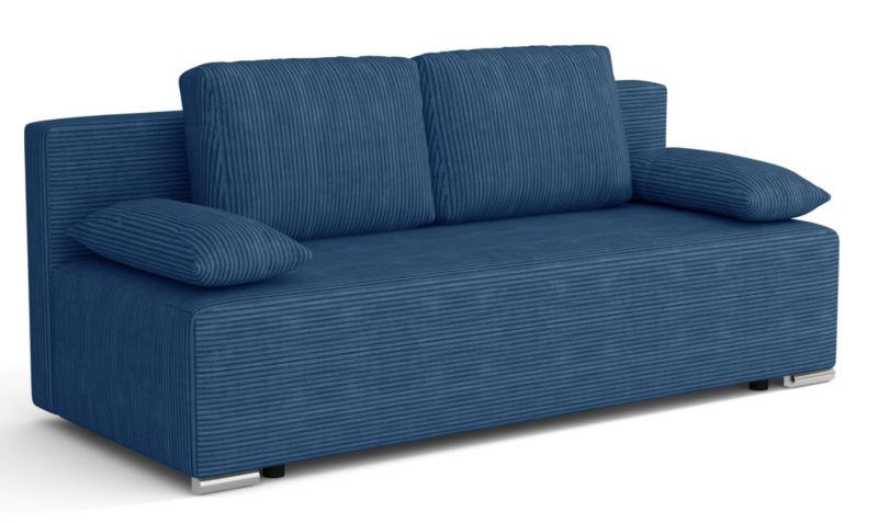 Kanapa rozkładana Bonni Lunera Prima 2 sztruks granatowa 1 szt.